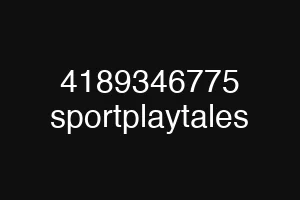 4189346775 sportplaytales